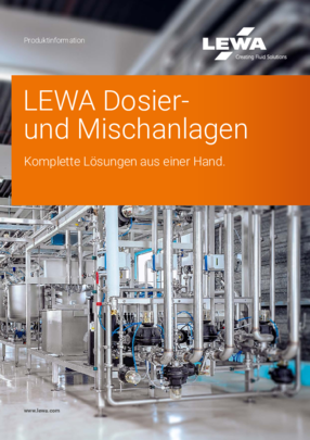 LEWA Dosier-und Mischanlagen - komplette Lösungen aus einer Hand. (DE)